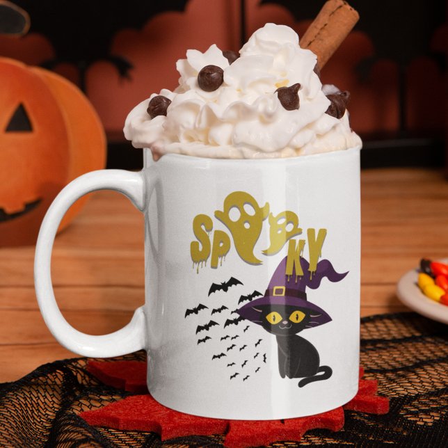  Spooky Cat Coffee Mug (Creator Uploaded)