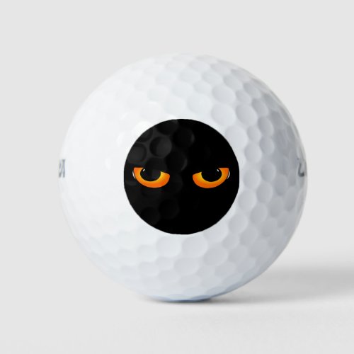 Spooky Cat Eyes Golf Balls
