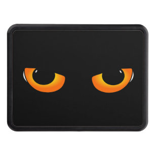 Spooky Cat Eyes Hitch Cover