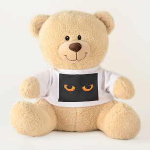 Spooky Cat Eyes Teddy Bear