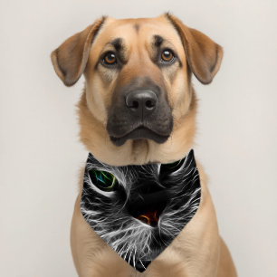 Spooky Cat Feline Soul Spirit Animal Pet Bandana Collar