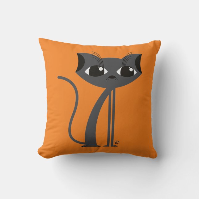 Spooky Cat - Pillow (Front)