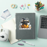 Spooky Cat Social Club PNG - Cute Kitten Classic T Sticker<br><div class="desc">Spooky Cat Social Club PNG - Cute Kitten Classic T-Shirt</div>