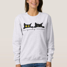 Spooky Cats Season, Cute Halloween Cats Sweatshirt