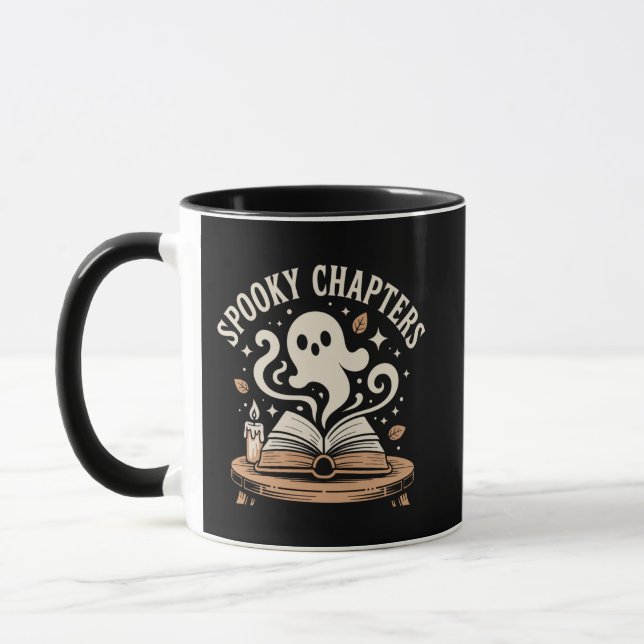 Spooky Chapters Warm Tea Mug (Left)