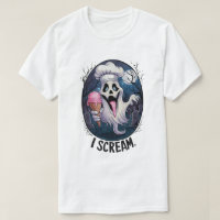 Spooky Chef Ghost Ice Cream Halloween Funny Men's