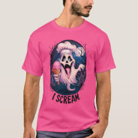 Spooky Chef Ghost Ice Cream Halloween Funny Men's