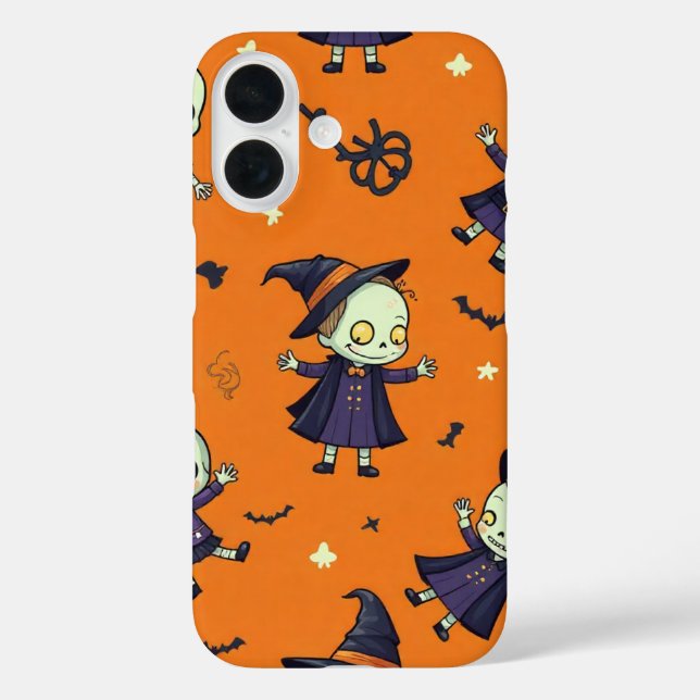 Spooky Chic Halloween Pillow - Frightfully Festive Case-Mate iPhone Case (Back)
