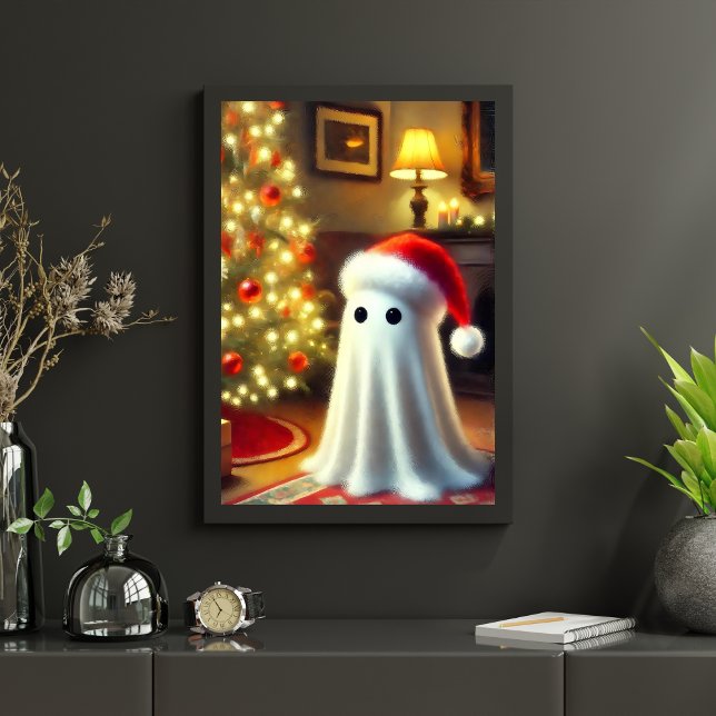 Spooky Christmas Ghost Poster (Creator Uploaded)