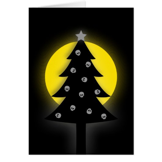 Spooky Christmas Tree Cards (Front)