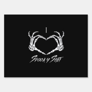 Spooky Classic - Skeleton Hands Heart Sign