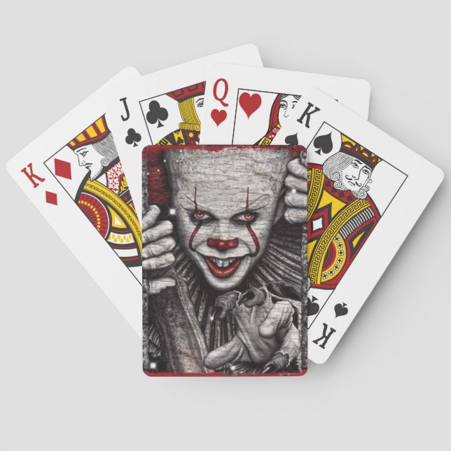Spooky Clown Poker Cards (Back)