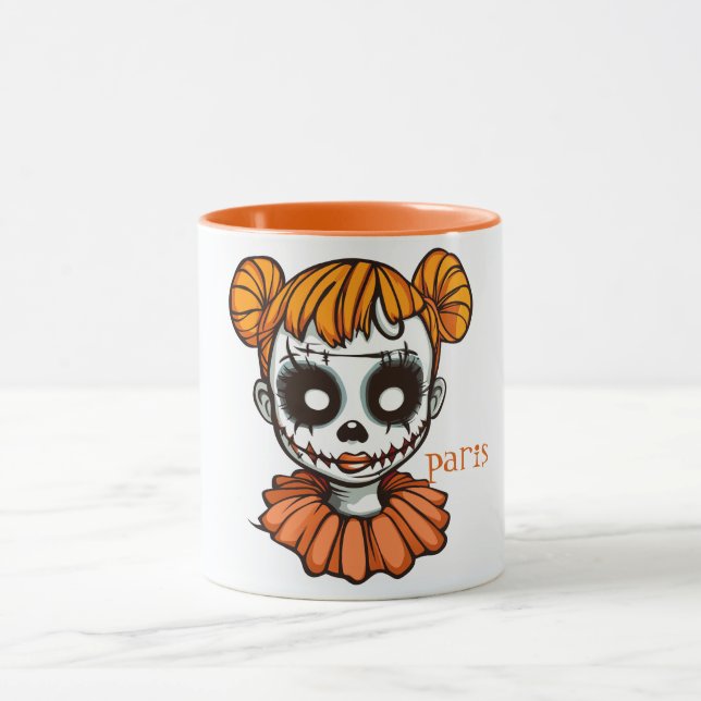 Spooky Clown Zombie Mug (Center)