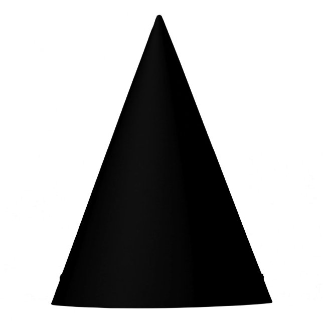 Spooky Colors - Black Party Hat (Front)