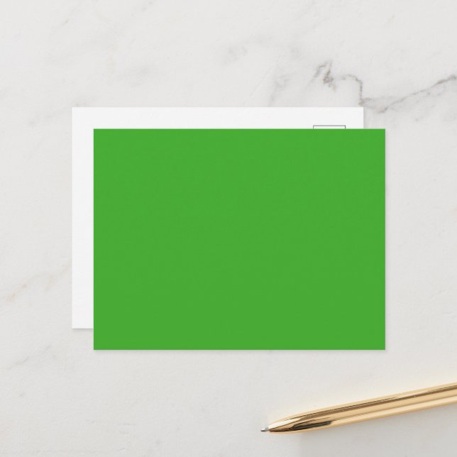 Spooky Colors - Bright Green Postcard (Front/Back In Situ)