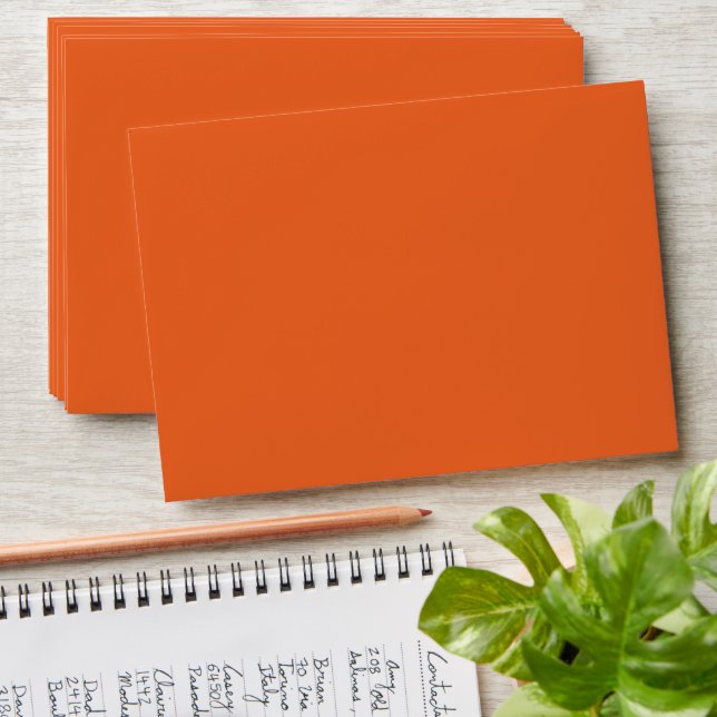 Spooky Colors - Deep Orange Envelope (Stacked)