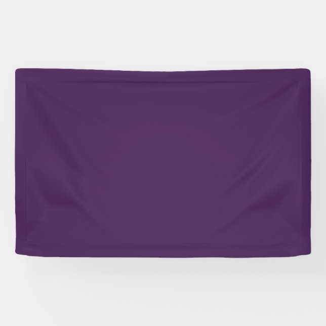Spooky Colors - Deep Purple Banner (Horizontal)