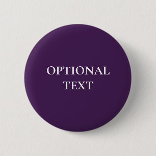 Spooky Colors - Deep Purple Custom Text Button