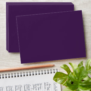 Spooky Colors - Deep Purple Envelope