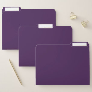 Spooky Colors - Deep Purple File Folders