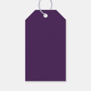 Spooky Colors - Deep Purple Gift Tags