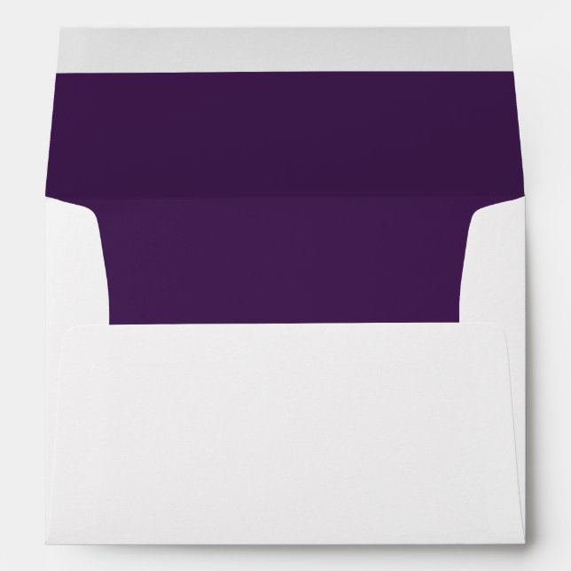 Spooky Colors - Deep Purple Interior Envelopes (Back (Bottom))