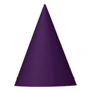 Spooky Colors - Deep Purple Party Hat