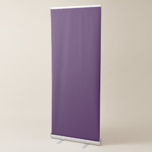 Spooky Colors - Deep Purple Retractable Banner