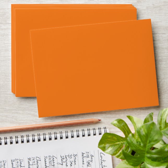 Spooky Colors - Orange Envelope (Stacked)