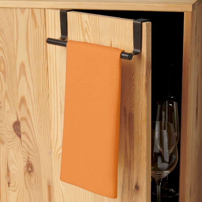 Spooky Colors - Orange Kitchen Towel (Thirds Fold)