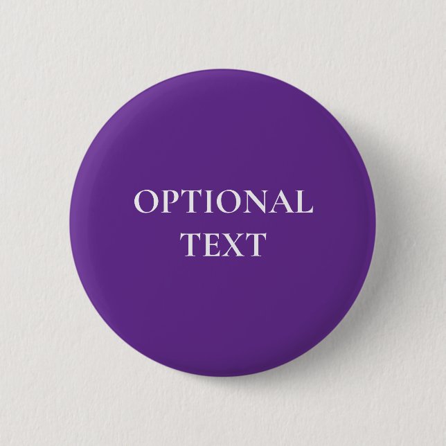 Spooky Colors - Purple Custom Text Button (Front)