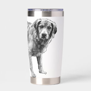 Spooky Comic Dog Mug Insulated Tumbler