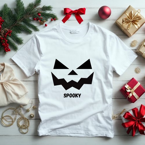 Spooky Contemporary Halloween Name T_Shirt