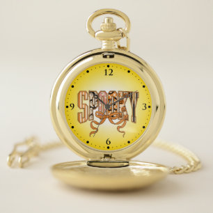 Spooky Coquette Halloween Aesthetic-66166 Pocket Watch