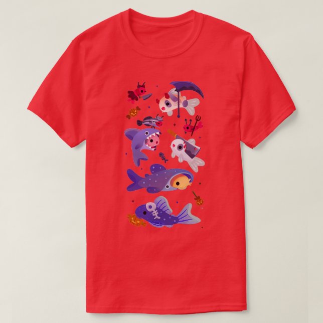 Spooky Cory cats T-Shirt (Design Front)