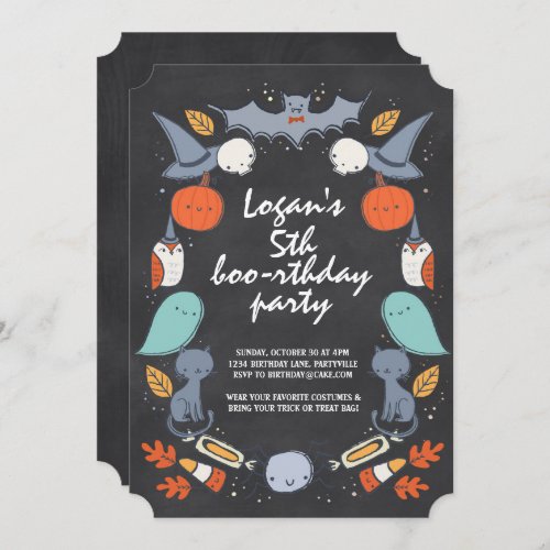 Spooky Costume Birthday Party Invitation