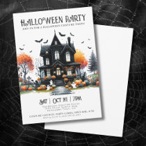 Spooky Costume Halloween Party Invitation