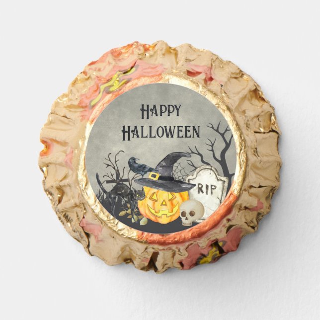Spooky Costumes and Cocktails Halloween  Reese's Peanut Butter Cups (Front)