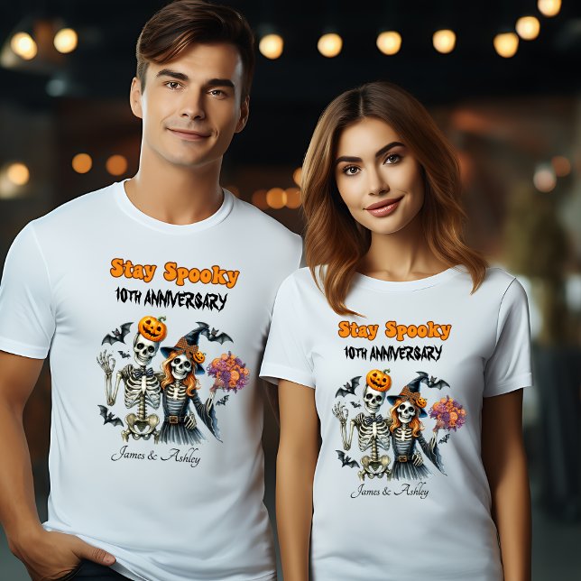  Spooky Couples Halloween Anniversary  T-shirts (Creator Uploaded)