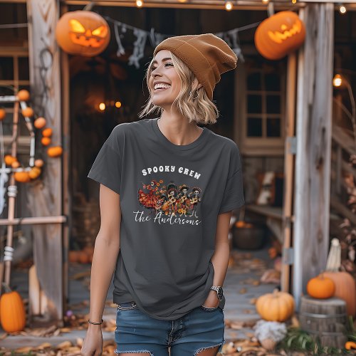 Spooky Crew Halloween Matching Family T_Shirt