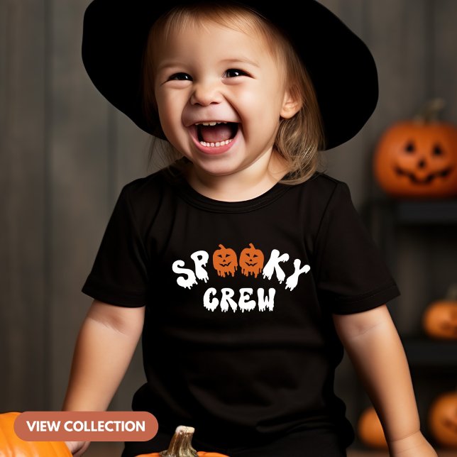 Spooky Crew Halloween Matching Family Toddler T-shirt (Creator Uploaded)