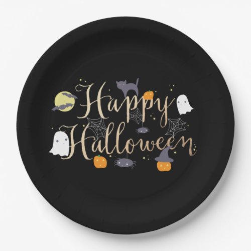 Spooky Critters Halloween Paper Plates