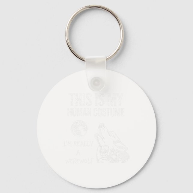 Spooky Crow With Knife  Keychain (Front)