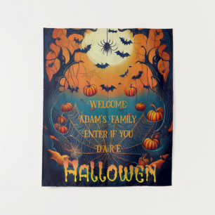 Spooky Custom Halloween Wall Hanging Tapestry