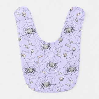 Spooky Cute, Baby Boo Spider Lavender Halloween