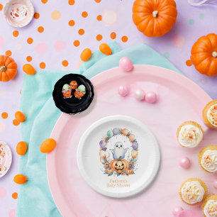 Spooky Cute Baby Shower  Paper Plates