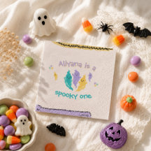 Spooky Cute Colorful Halloween Ghost Birthday