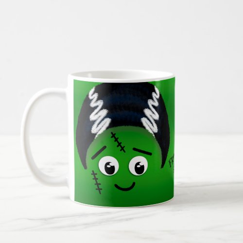 Spooky Cute Custom Halloween Bride of Frenkenstein Coffee Mug