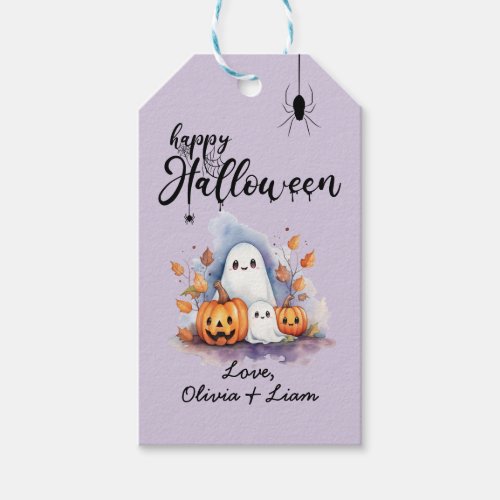 Spooky Cute Customizable Halloween Gift Tag