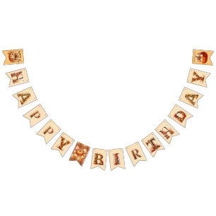Spooky Cute First Birthday Halloween Bunting Banne Flags
